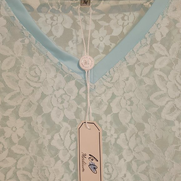 Kamiseta Lace Crop Top - Picture 2 of 2